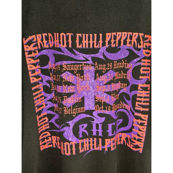 Red Hot Chili Peppers Rare 1994 World Tour Vintage Reprint Single Stitch T-shirt - Picture 2 of 7